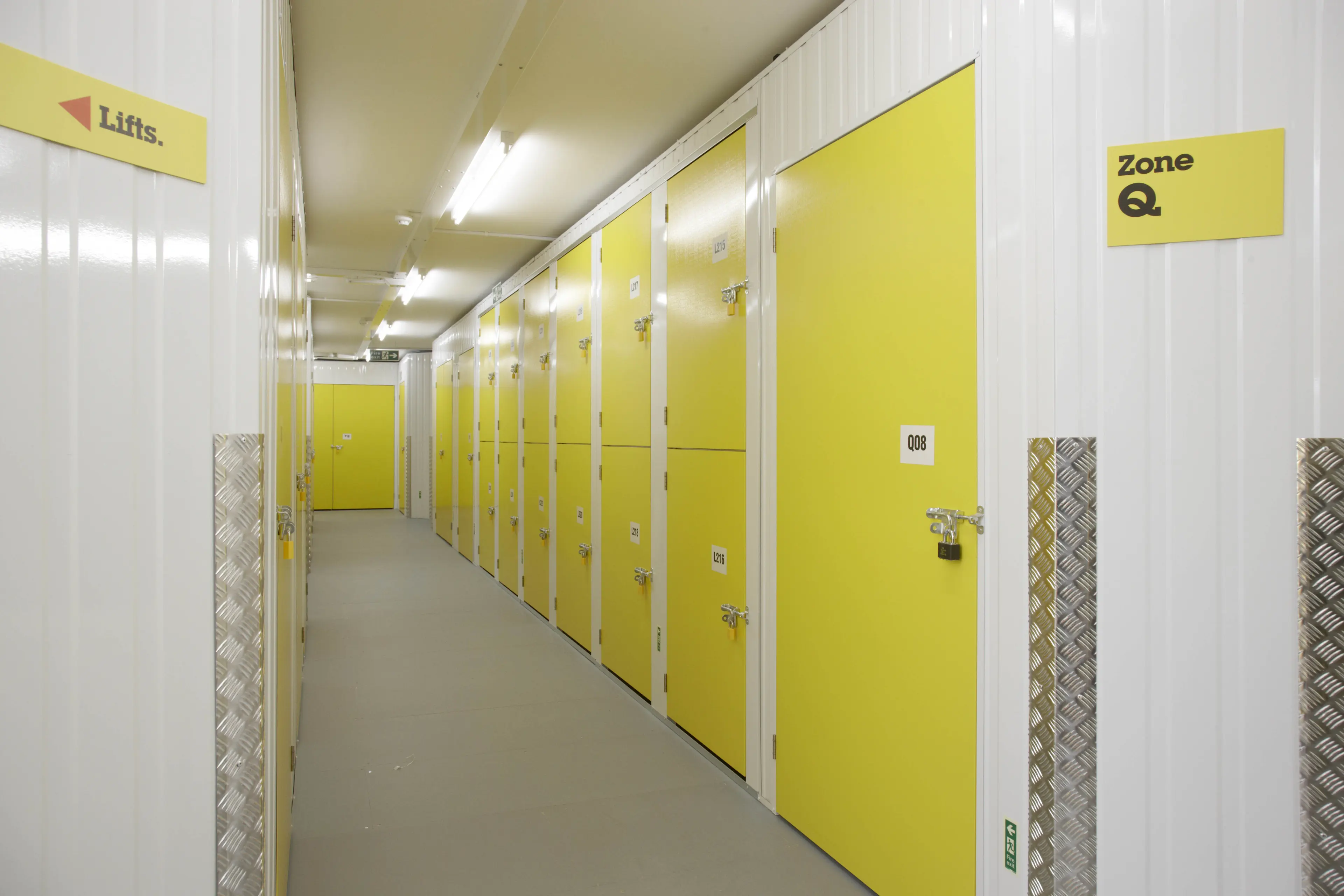 Indoor storage at Big Yellow Cardiff