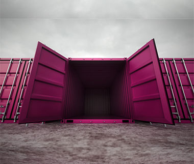 Self Storage Containers - Pink Self Storage